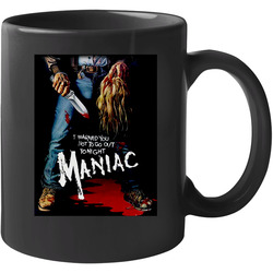 Maniac Classic Movie Brand New Black 11 oz Mug Maniac Classic Movie Brand New Black 11 oz Mug