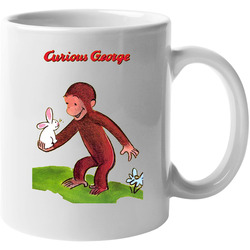 Curious George Kid Book 11 oz Mug Curious George Kid Book 11 oz Mug