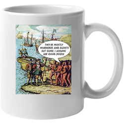 Columbus Arrives 11 oz Mug Columbus Arrives 11 oz Mug