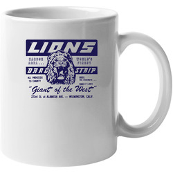 Lions Drag Strip Once Upon A Time In Hollywood Movie Fan Gifts 11 oz Mug