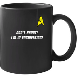 Red Shirt Security Don't Shoot 11 oz Mug Red Shirt Security Don't Shoot 11 oz Mug