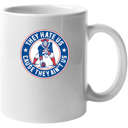Order this essential They Hate Us Cause They Ain't Us Ultimate New England Patriots Pats Patriot Nation Football Fan T Shirt here today! The design can be printed on ladies tee, men’s tee, hoodie, in a wide variety 11 oz Mug Order this essential They Hate Us Cause They Ain't Us Ultimate New England Patriots Pats Patriot Nation Football Fan T Shirt here today! The design can be printed on ladies tee, men’s tee, hoodie, in a wide variety 11 oz Mug