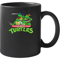Retro 80's Vintage Teenage Mutant Ninja Turtles Cool 11 oz Mug Retro 80's Vintage Teenage Mutant Ninja Turtles Cool 11 oz Mug
