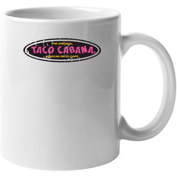 Taco Cabana Fast Food Restaurant Distressed Look 11 oz Mug Taco Cabana Fast Food Restaurant Distressed Look 11 oz Mug