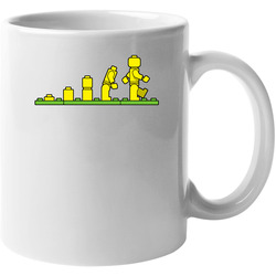 Lego Evolution Funny 11 oz Mug Lego Evolution Funny 11 oz Mug
