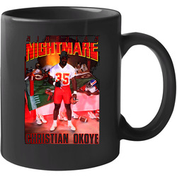 Retro Kansas City Football Christian Okoye Nigerian Nightmare 11 oz Mug Retro Kansas City Football Christian Okoye Nigerian Nightmare 11 oz Mug