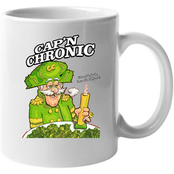 Cap N Chronic Captain Funny Cereal Parody 11 oz Mug Cap N Chronic Captain Funny Cereal Parody 11 oz Mug