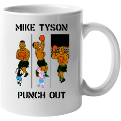 Mike Tyson Punch Out Video Game 80s 11 oz Mug Mike Tyson Punch Out Video Game 80s 11 oz Mug