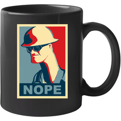 Team Fortress 2 Nope Engineer Funny 11 oz Mug Team Fortress 2 Nope Engineer Funny 11 oz Mug