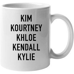 kardashian tshirt long white 11 oz Mug kardashian tshirt long white 11 oz Mug