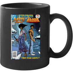 Afro Samurai And Black Dynamite Comic Book Brand New Classic Black 11 oz Mug Afro Samurai And Black Dynamite Comic Book Brand New Classic Black 11 oz Mug