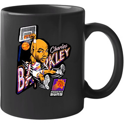 Charles Barkley Retro Basketball Caricature 11 oz Mug Charles Barkley Retro Basketball Caricature 11 oz Mug