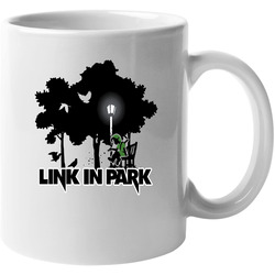 Link In Park Zelda Videogames Nintendo 11 oz Mug Link In Park Zelda Videogames Nintendo 11 oz Mug