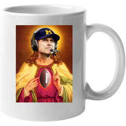 Jim Harbaugh Greatest Football Coach Michigan 11 oz Mug Jim Harbaugh Greatest Football Coach Michigan 11 oz Mug