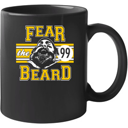 Brett Keisel Fear The Beard Pittsburgh Football 11 oz Mug Brett Keisel Fear The Beard Pittsburgh Football 11 oz Mug