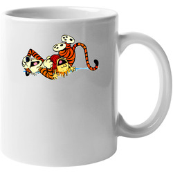 Calvin And Hobbes Silly Funny 11 oz Mug Calvin And Hobbes Silly Funny 11 oz Mug