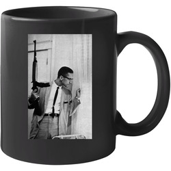 Malcom X Window By Any Means Necessary Black History 11 oz Mug Malcom X Window By Any Means Necessary Black History 11 oz Mug