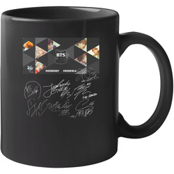 BTS Bangtan Boys Kcon All Member Sign Kpop T-Shirt Tee T Shirts Fire 11 oz Mug BTS Bangtan Boys Kcon All Member Sign Kpop T-Shirt Tee T Shirts Fire 11 oz Mug