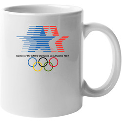 Los Angeles Summer 1984 Olympics Retro Logo World Olympiad Event 11 oz Mug Los Angeles Summer 1984 Olympics Retro Logo World Olympiad Event 11 oz Mug