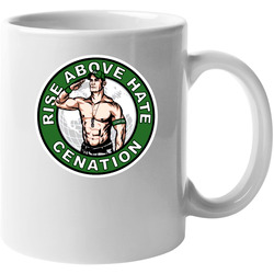 John Cena Rise Above Hate Wrestling 11 oz Mug John Cena Rise Above Hate Wrestling 11 oz Mug