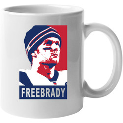 Free Tom Brady New England Football 11 oz Mug Free Tom Brady New England Football 11 oz Mug