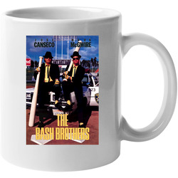 Retro Oakland Baseball Jose Canseco Mark McGwire The Bash Brothers 11 oz Mug Retro Oakland Baseball Jose Canseco Mark McGwire The Bash Brothers 11 oz Mug