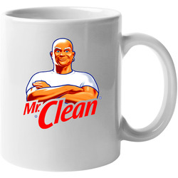 Mr Clean Logo Cleaning Product Fan 11 oz Mug Mr Clean Logo Cleaning Product Fan 11 oz Mug