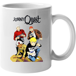 Jonny Quest Cool Retro Group 11 oz Mug Jonny Quest Cool Retro Group 11 oz Mug
