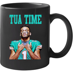 Tua Tagovailoa Tua Time Miami Dolphins Fins Qb Football 11 oz Mug Tua Tagovailoa Tua Time Miami Dolphins Fins Qb Football 11 oz Mug