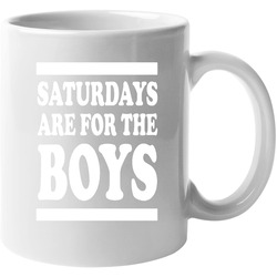 Saturdays Are For The Boys 11 Oz Mug Saturdays Are For The Boys 11 Oz Mug