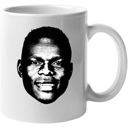 Oscar Tshiebwe Big Head Basketball Fan 11 Oz Mug Oscar Tshiebwe Big Head Basketball Fan 11 Oz Mug