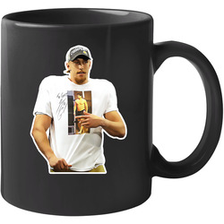 George Kittle Wearing Jimmy Garoppolo Football 11 Oz Mug George Kittle Wearing Jimmy Garoppolo Football 11 Oz Mug