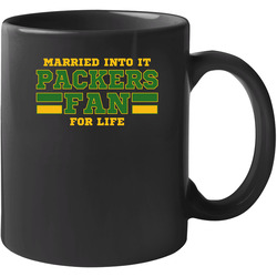 Married Into It Packers Fan Football T Shirt - Green Bay Team Colors 11 Oz Mug Married Into It Packers Fan Football T Shirt - Green Bay Team Colors 11 Oz Mug