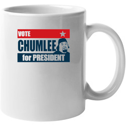New Vote Chumlee For President Funny White 11 Oz Mug New Vote Chumlee For President Funny White 11 Oz Mug