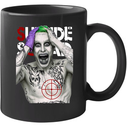 Jared Leto Joker Suicide Squad Black 11 Oz Mug Jared Leto Joker Suicide Squad Black 11 Oz Mug