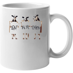 Eat More Chicken Funny 11 Oz Mug Eat More Chicken Funny 11 Oz Mug