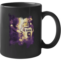 Joe Burrow Lsu Football Distressed 11 Oz Mug Joe Burrow Lsu Football Distressed 11 Oz Mug