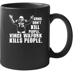 Vince Wilfork Guns Dont Kill People New England 11 Oz Mug Vince Wilfork Guns Dont Kill People New England 11 Oz Mug