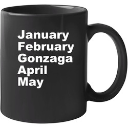 Gonzaga University Cool March Madness College Basketball Fan 11 Oz Mug Gonzaga University Cool March Madness College Basketball Fan 11 Oz Mug