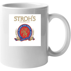 Stroh's Beer Vintage 11 Oz Mug