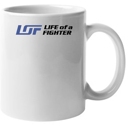 Life Of A Fighter Logo Classic 11 Oz Mug Life Of A Fighter Logo Classic 11 Oz Mug