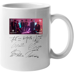 Monsta x kcon all member sign custom kpop t shirt shirts tee 11 Oz Mug Monsta x kcon all member sign custom kpop t shirt shirts tee 11 Oz Mug
