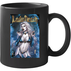 Popular Comic Lady Death 11 Oz Mug Popular Comic Lady Death 11 Oz Mug