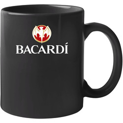 New - Bacardi Rum Beer Black 11 Oz Mug New - Bacardi Rum Beer Black 11 Oz Mug