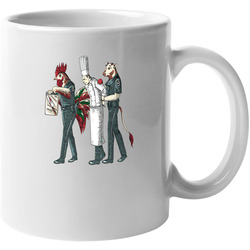 Chef Under Arrest, Chicken Cow 11 Oz Mug Chef Under Arrest, Chicken Cow 11 Oz Mug