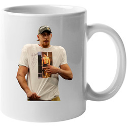George Kittle Wearing Topless Jimmy Garoppolo Football 11 Oz Mug George Kittle Wearing Topless Jimmy Garoppolo Football 11 Oz Mug