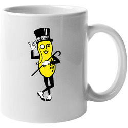 Mr Peanut Food Mascot 11 Oz Mug Mr Peanut Food Mascot 11 Oz Mug