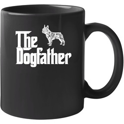 French Bulldog Custom Dog Breed The Dogfather Black 11 Oz Mug French Bulldog Custom Dog Breed The Dogfather Black 11 Oz Mug