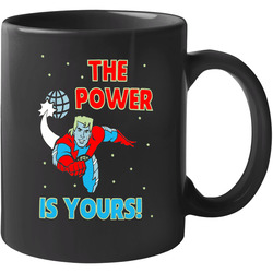 Captain Planet The Power Is Yours Cartoon Retro 11 Oz Mug Captain Planet The Power Is Yours Cartoon Retro 11 Oz Mug