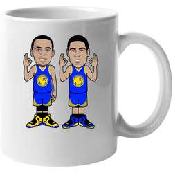 Super Splash Brothers Steph Curry Klay Thompson All Star Golden State 11 Oz Mug Super Splash Brothers Steph Curry Klay Thompson All Star Golden State 11 Oz Mug